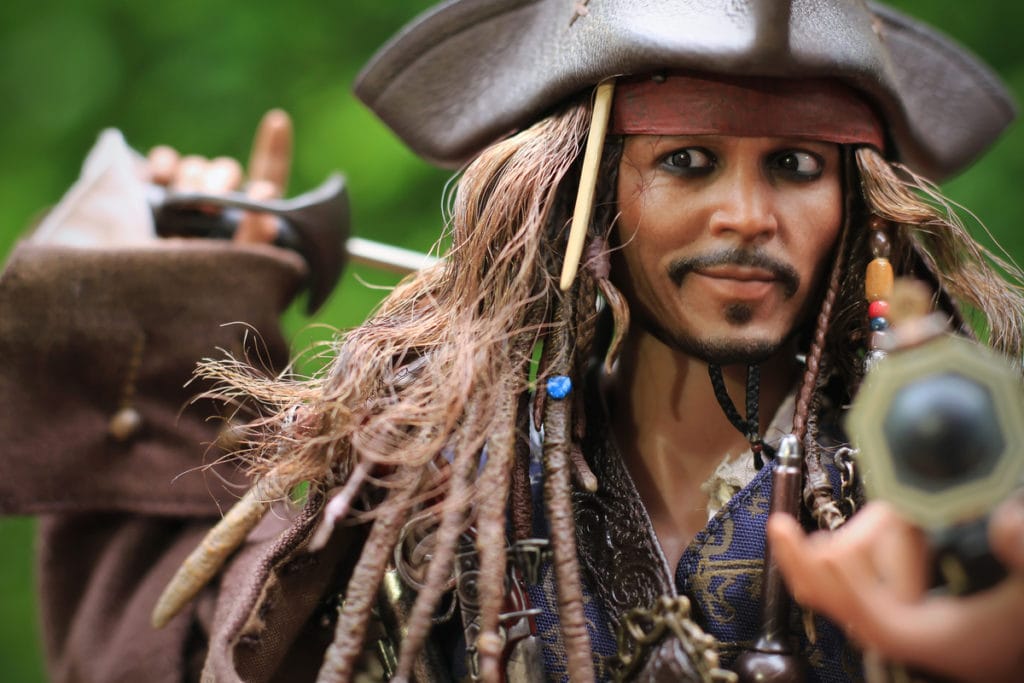 Johnny Depp's Jack Sparrow Beard style