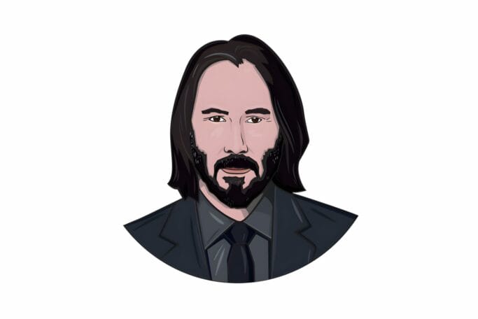 Keanu Reeves beard styles