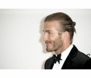 David Beckham Trimmed Beard