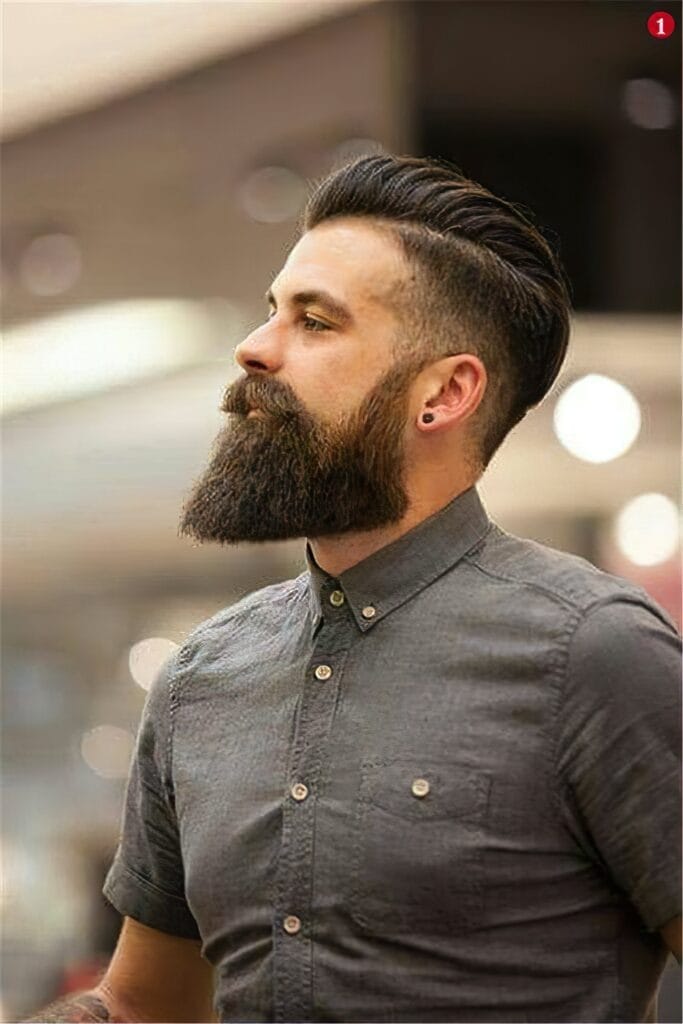 The Ducktail Beard: A Modern Twist on Classic Sophistication 13 Pointed ducktail beards