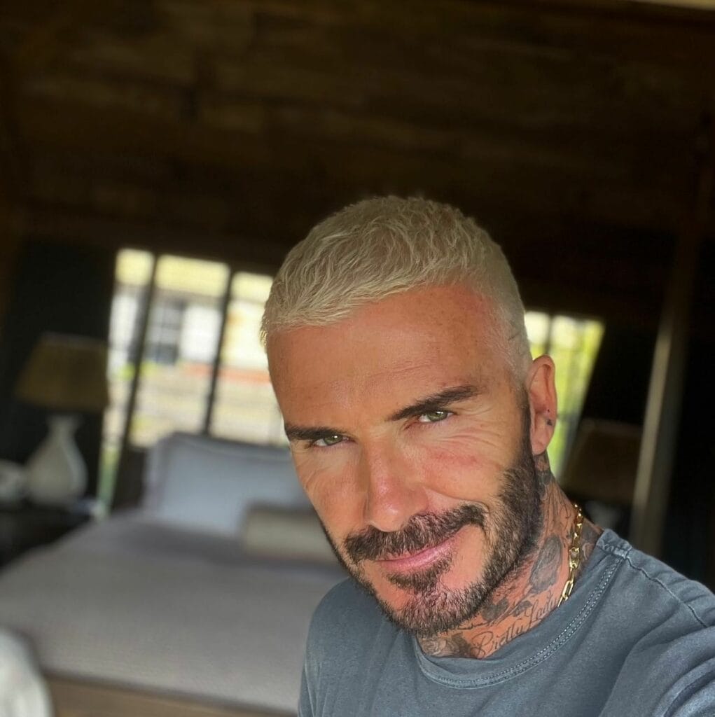 10 Best David Beckham Beard Styles You've Never Seen 9 Greying Beckham