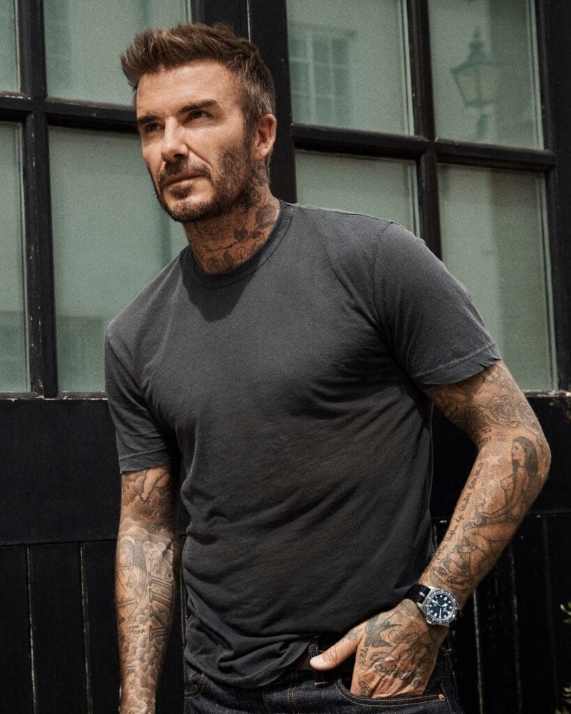 10 Best David Beckham Beard Styles You've Never Seen 2 The Beckham Heavy Stubble