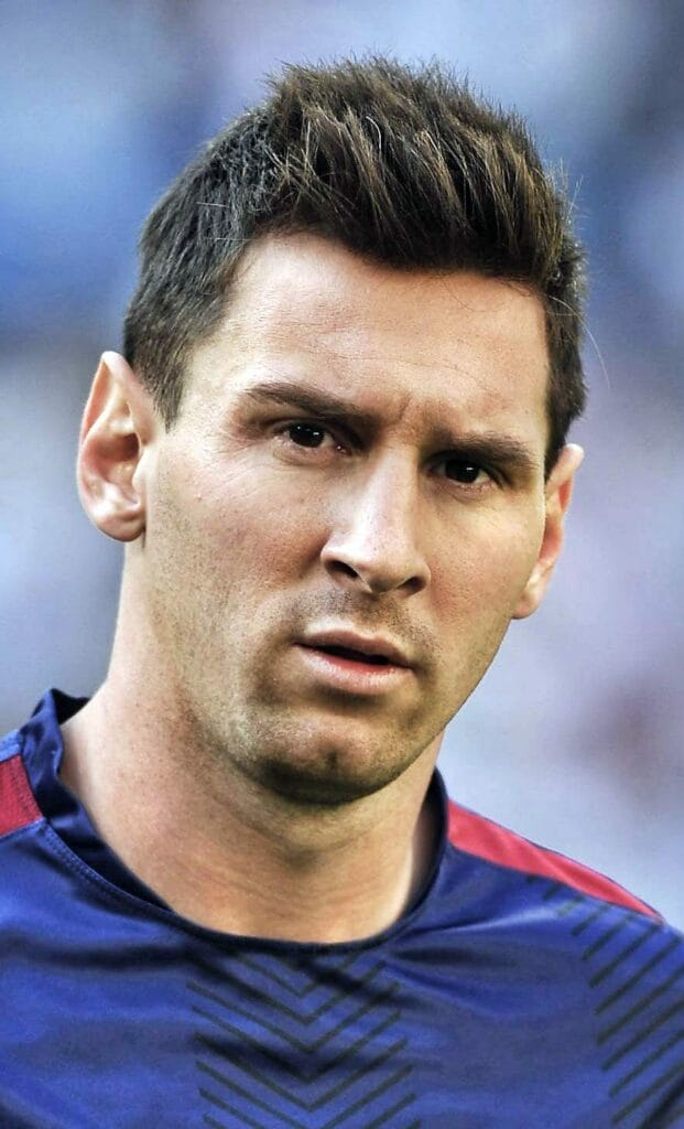 Brush up with Tapered Sides 29 Mind-Blowing Lionel Messi Haircuts to Inspire Your Next Style