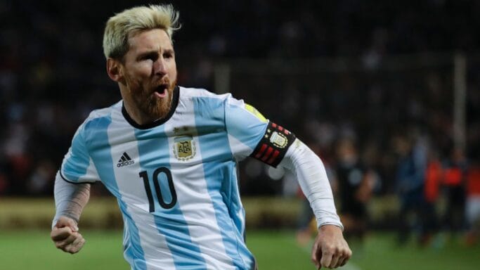 Lionel Messi Haircuts yellow hair