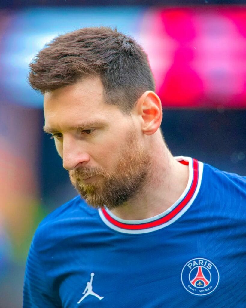 Lionel Messi Short Fringe Haircut