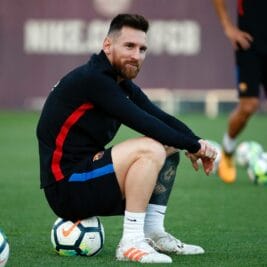 Lionel Messi Mid Spikes, Side Fade Haircut
