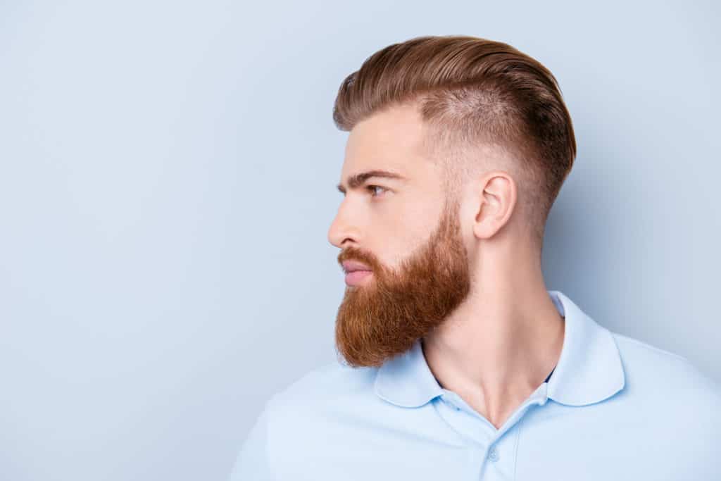 High fade Comb Over Hairstyle