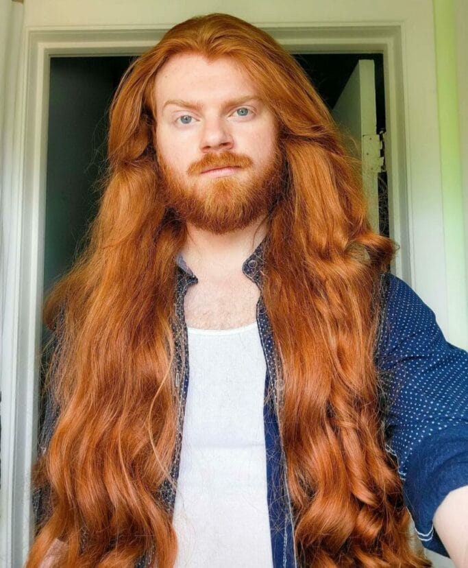 Irish beards with long hair