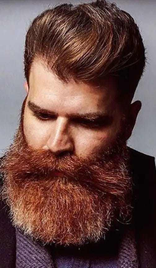 Blonde Boxed Beard