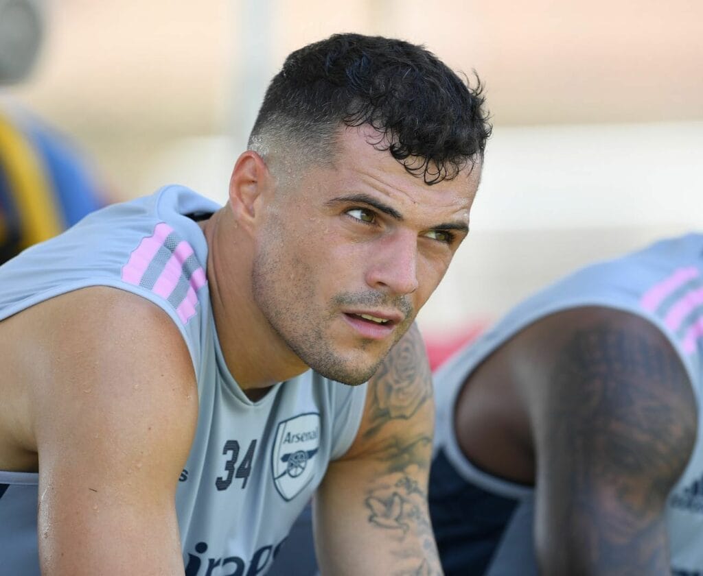 Granit Xhaka’s Greaser Haircut (Undercut and Modern Comb Over)