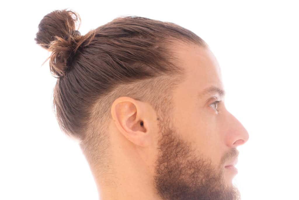 Curly Ponytail With High Fade