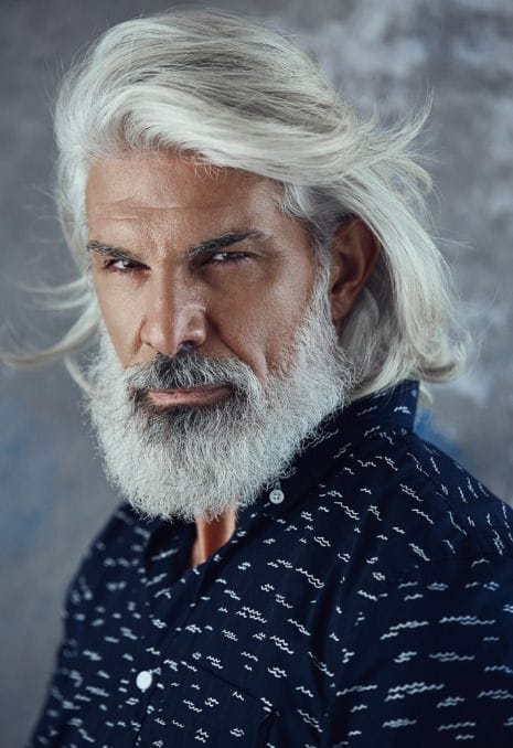 Beard Styles for Older Men: Timeless Looks for Mature Faces 17 Long Gray Hair with Long Beard
