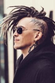 Fired-up Dreaded Mohawk (Men Mohawk Dreads)