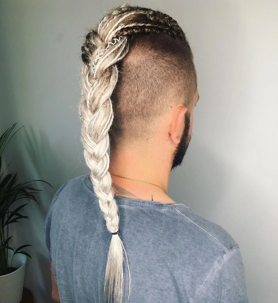 Mohawk Dreads: 41 Stunning Styles to Transform Your Look 2 braided mohawk dreads 1.jpg Mohawk Dreads: 41 Stunning Styles to Transform Your Look