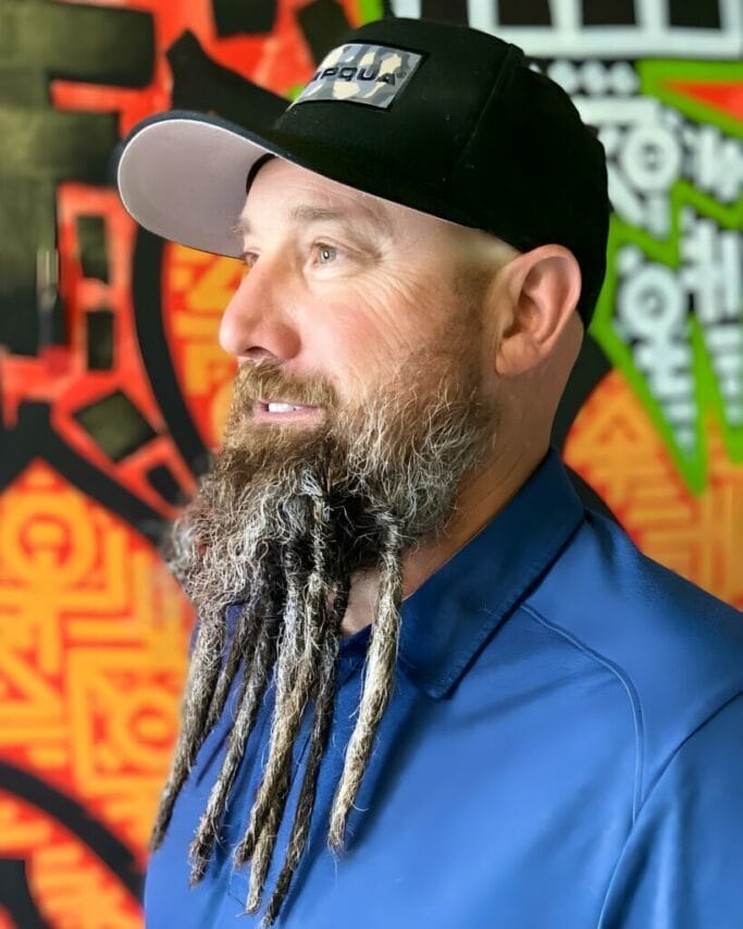 Beard Dreads: A Complete Guide to Unique Beard Styling 6 Dread extensions