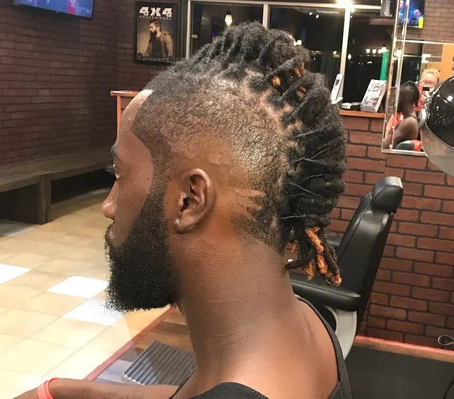 mohawk dreads for black men.jpg Mohawk Dreads: 41 Stunning Styles to Transform Your Look