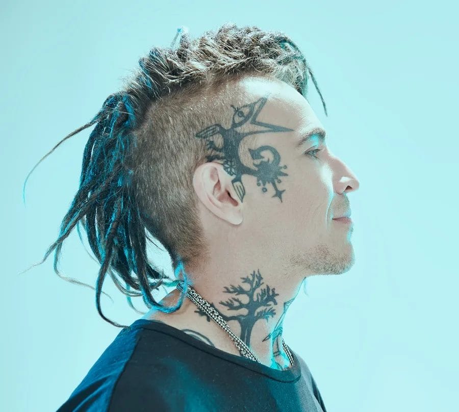 mohawk dreads for white guy.jpg Mohawk Dreads: 41 Stunning Styles to Transform Your Look