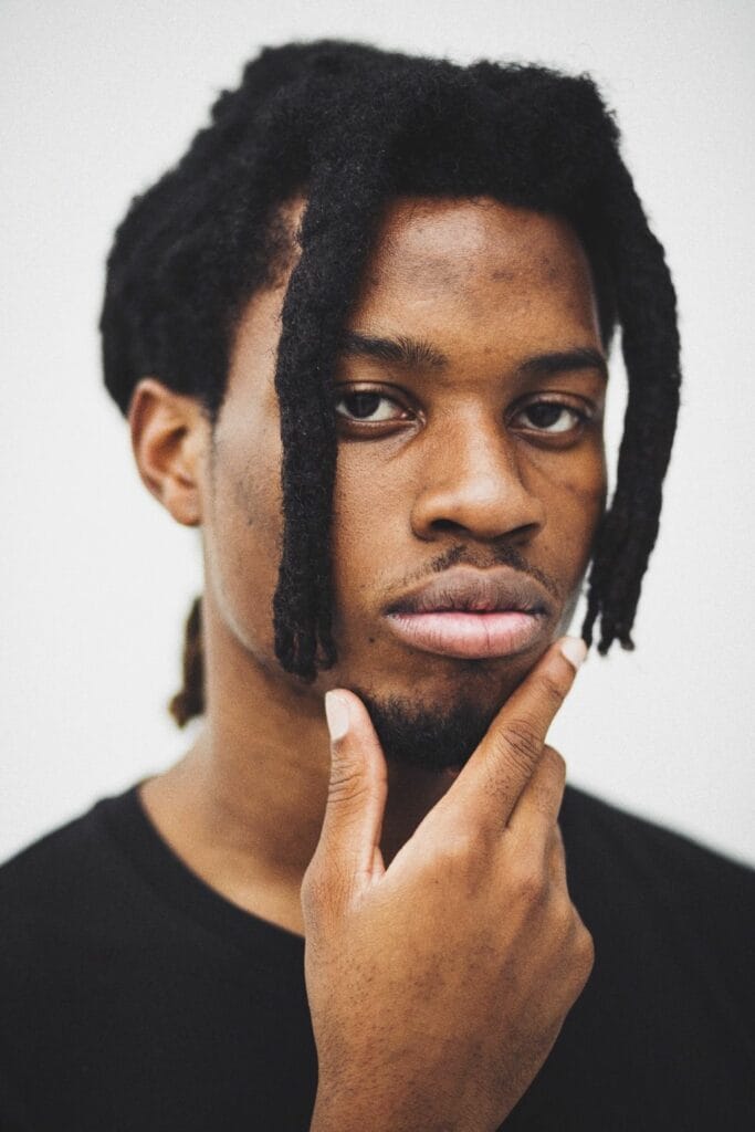 Denzel Curry With Straight, Short, and chunky Dreads (Black Men With Dreads)