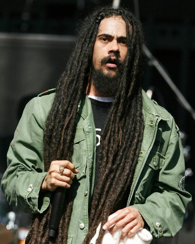 Black Men With Dreads: Top Styles for a Bold Look 4 Damian Marley with Long Ground Touch Twisted Dreadlocks (Black Men With Dreads)