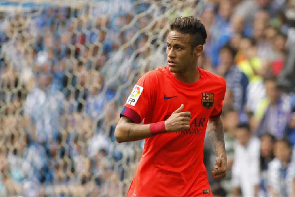 Neymar In Messy Brushed-back
