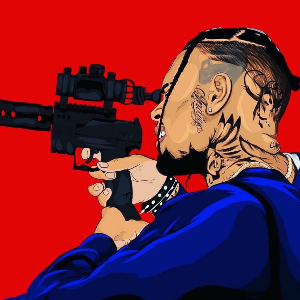 Chris Brown's Blonde Hair: Is It a Trend or a Statement? 9 Chris Brown Blonde Hairstyles Long Black Braids Hairstyle