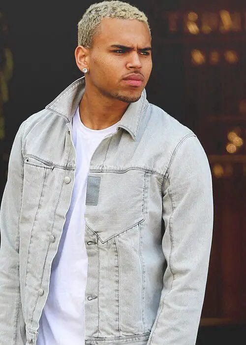 Chris Brown Blonde Hairstyles