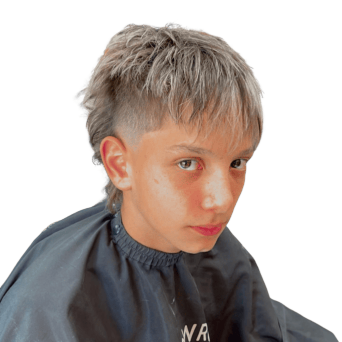 Coffee Brown Highlights For Boys
