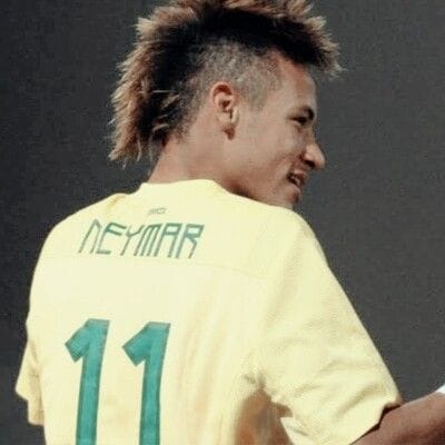 Neymar's Mute Colored Messy Faux