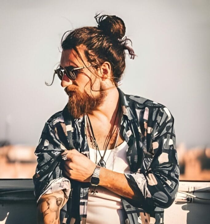 Top Knot Haircut 4 1 23 Badass Viking Beard Styles to Upgrade Your Look