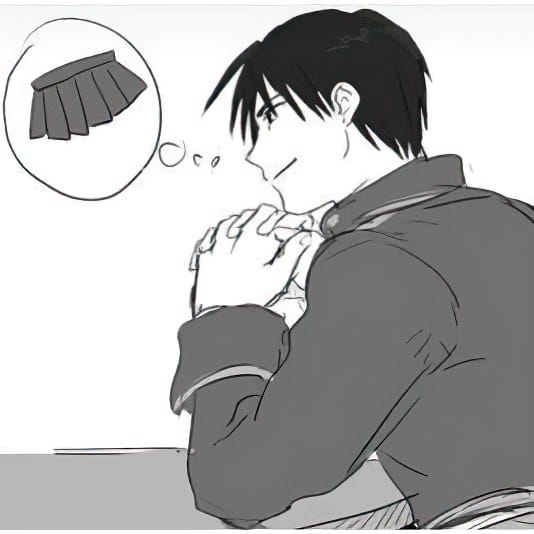 Roy Mustang anime guy with black hair