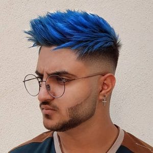 10 Pro Tips For Men Blue Hairstyles That You Will Love