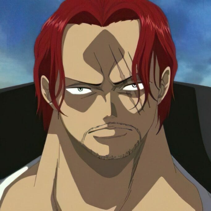 shank anime characters with red hair