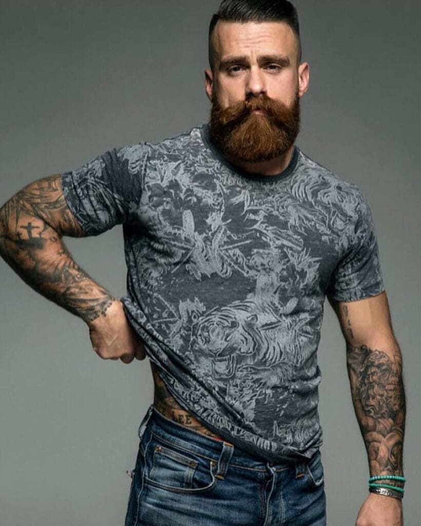 Pointy  viking beard styles