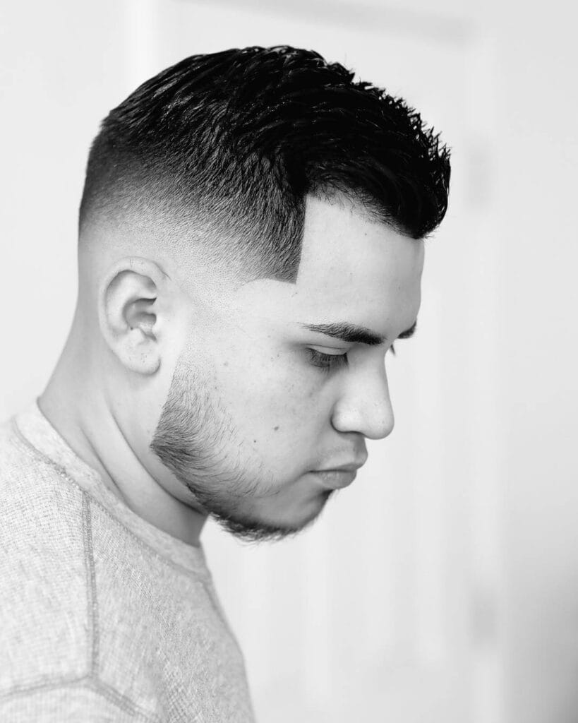 Mid Fade Haircuts That Will Make You Stand Out In a Crowd 16 French crop mid fade haircut