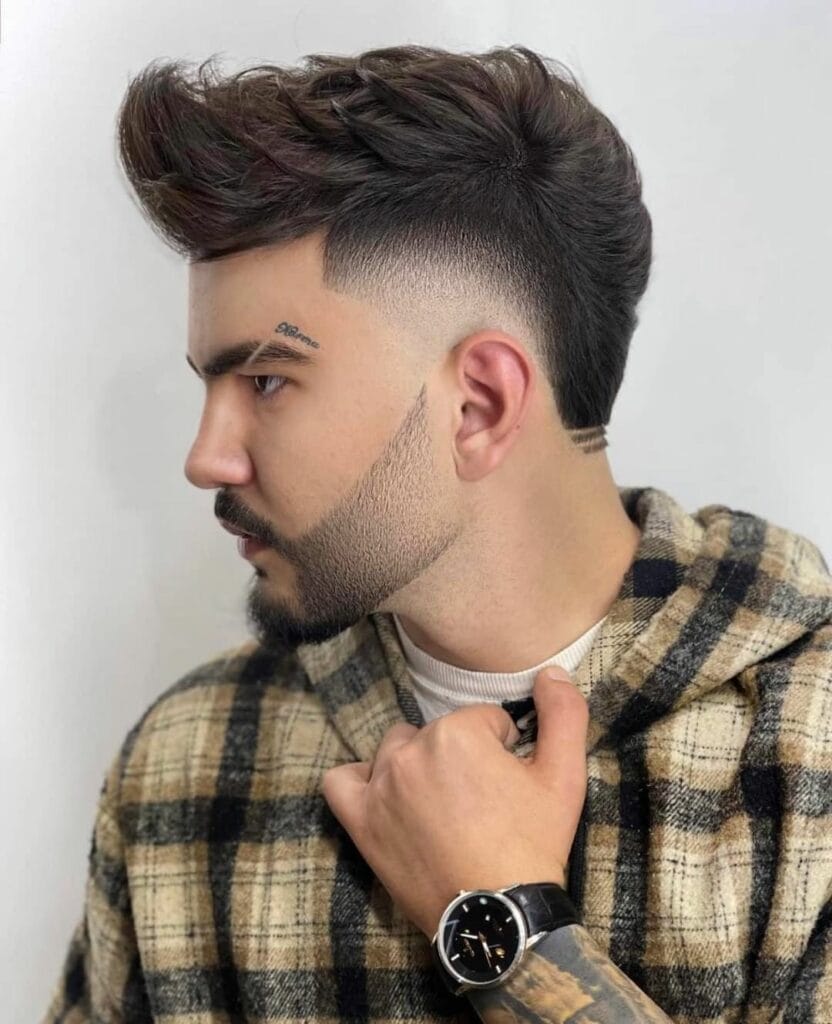 Where should a fade line be? (low fade haircut)