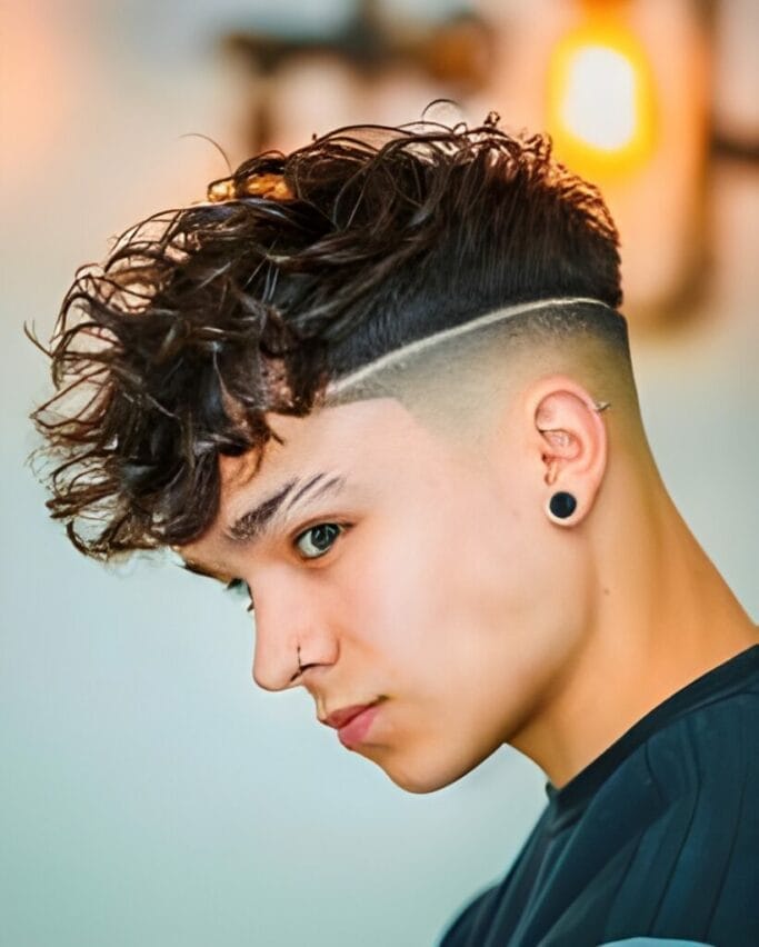 Discover the Hottest Trend in Men's Skin Fade Haircuts 5 skin fade haircut with curly textured