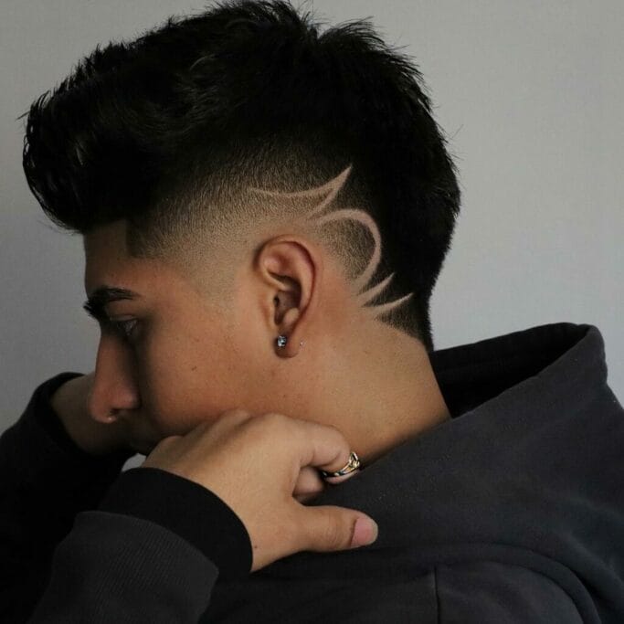 Drop fade Spiky Hairstyles