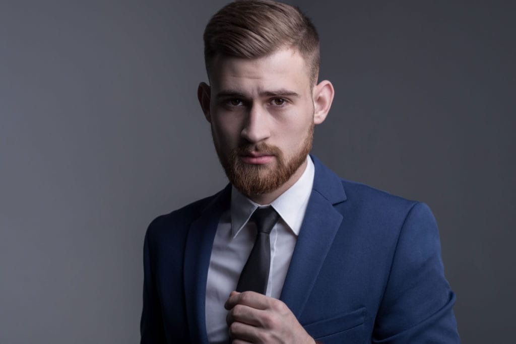The Magic Wedding Haircut for Men To Try 41 Tapered Faded with Straight Hair