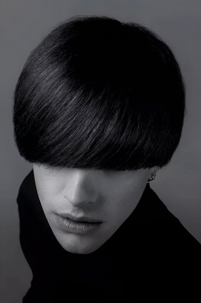 Modern bowl cut