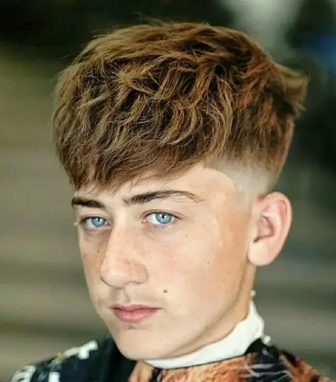 Low Fade Bowl Cut