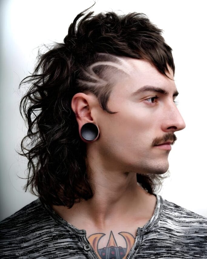 Faux Hawk Mullet