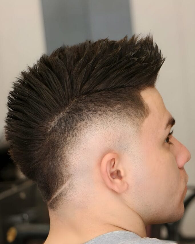Faux Hawk With Shaved Sides