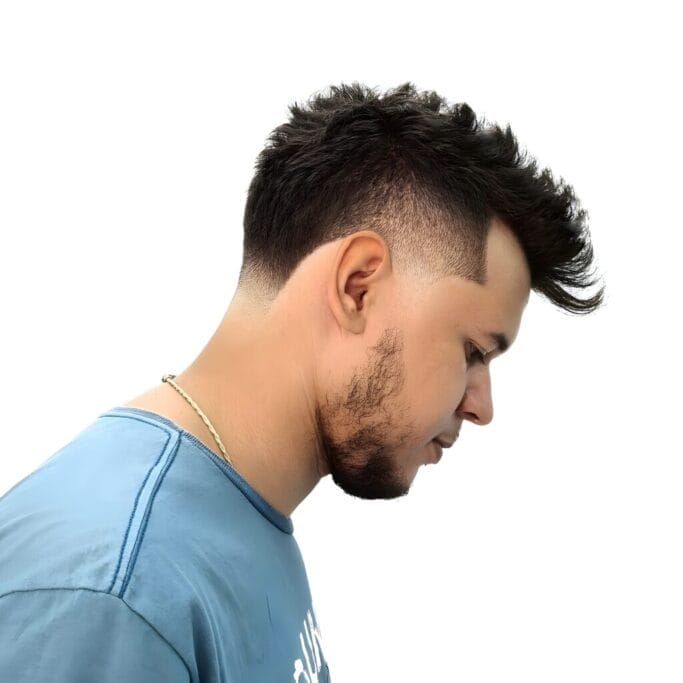 29 Faux Hawk Haircuts That Will Turn Heads Everywhere You Go 7 Taper Fade Faux Hawk