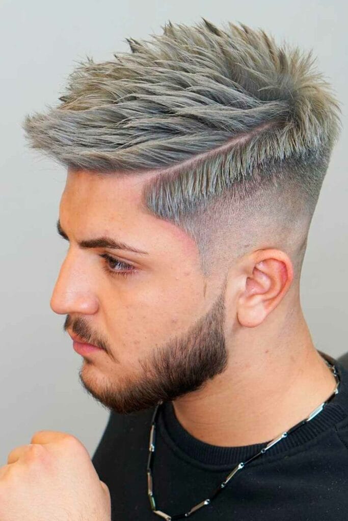 Spiky Combover haircut