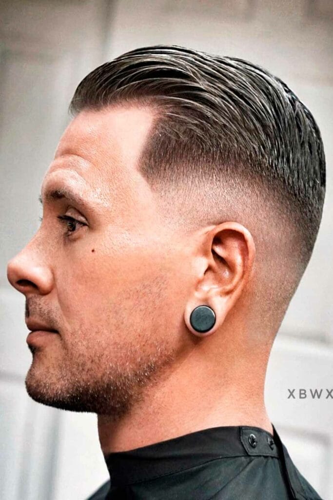 Find Your Inner Soldier with These 35 Military Haircuts 11 military haircut mid fade short slick back Find Your Inner Soldier with These 35 Military Haircuts