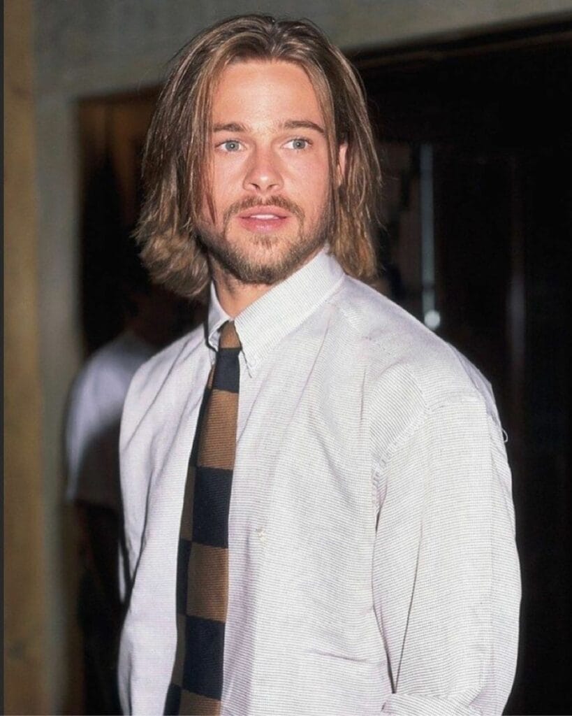 Brad Pitt long hair 3 1