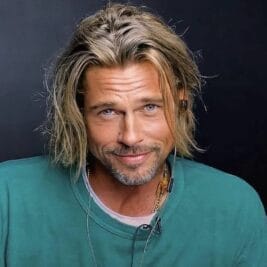 How to Get the Attractive Brad Pitt Long Hair 5 Brad Pitt long hair