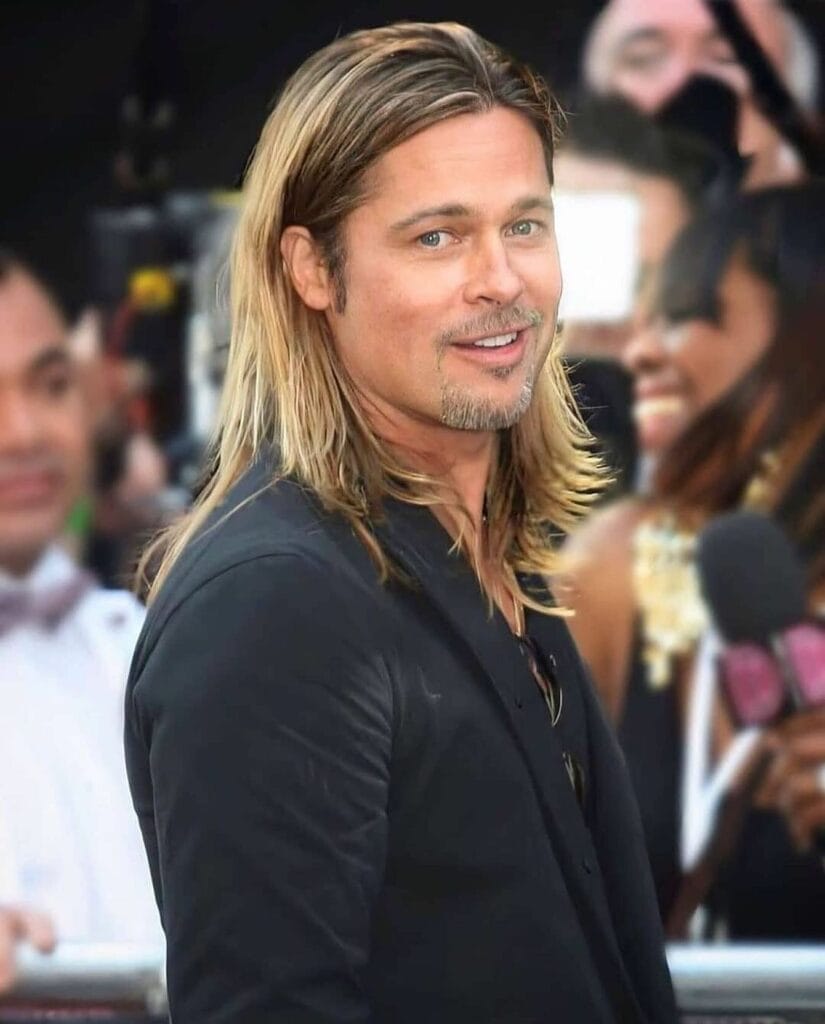 How To Get The Attractive Brad Pitt Long Hair - 2023