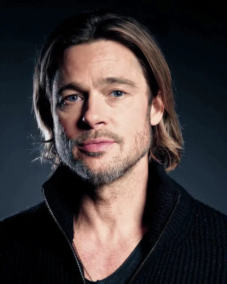 How To Get The Attractive Brad Pitt Long Hair - 2023