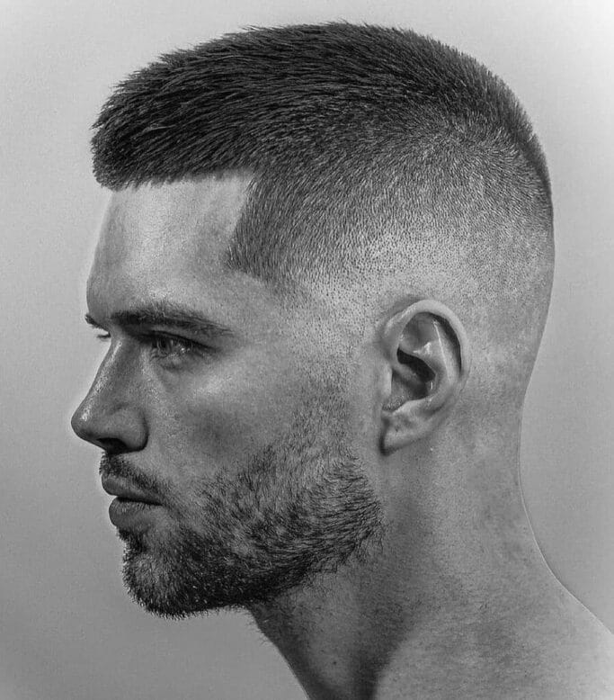 Top 31 Attractive Buzz Cut Hairstyles for Men 14 The Number 8 With a Fade